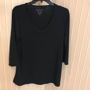⭐️CLEARANCE⭐️Chico’s sz0 3/4 sleeve v-neck blouse